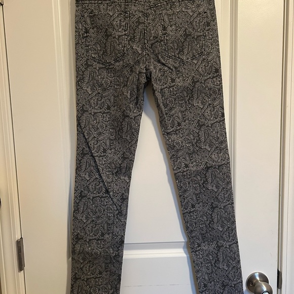 Y2K Billabong low rise boho grey and black patterned skinny jeans - Picture 2 of 7